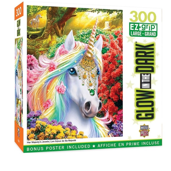Unicorn Jigsaw Puzzle 300 Pieces Masterpieces Puzzle - Picture 1 of 8